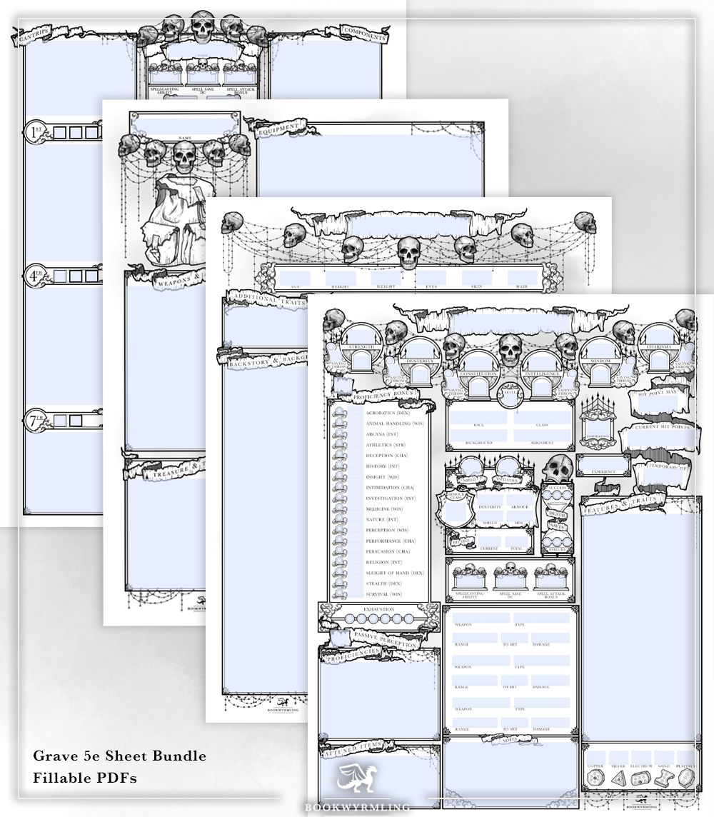 Grave - 5e Character Sheets