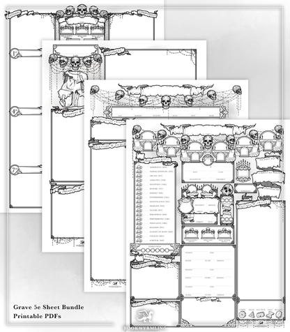 Grave - 5e Character Sheets