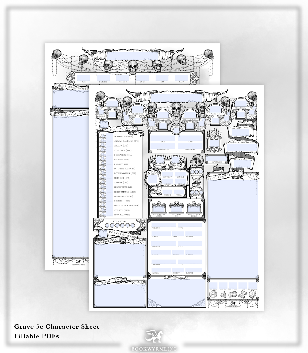 Grave - 5e Character Sheets