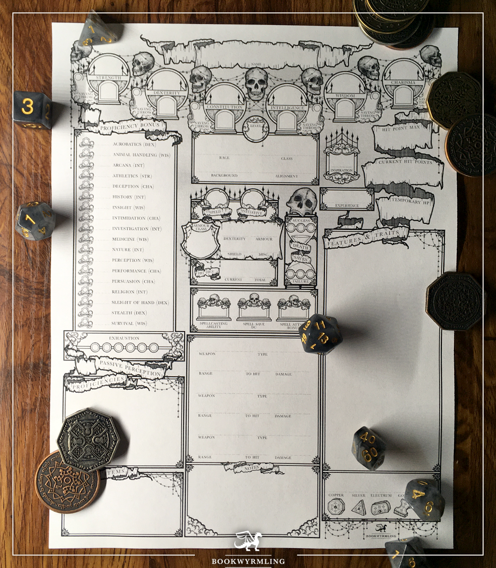 Grave - 5e Character Sheets