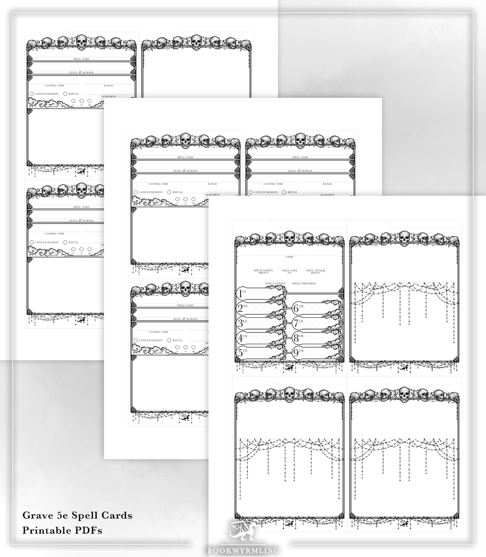 Grave - 5e Spell Cards