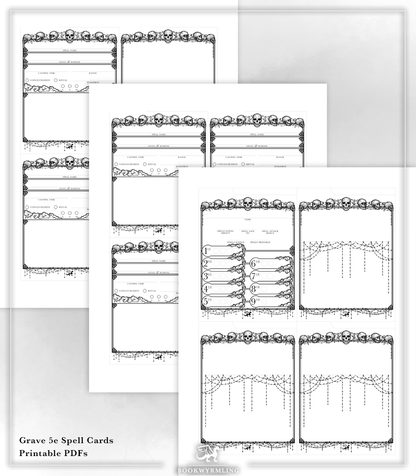 Grave - 5e Spell Cards