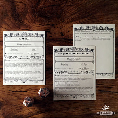 Moon - 5e Spell Cards