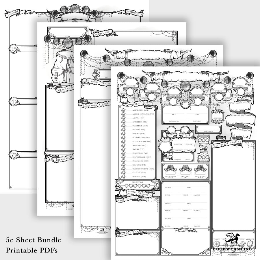 Moon - 5e Character Sheets