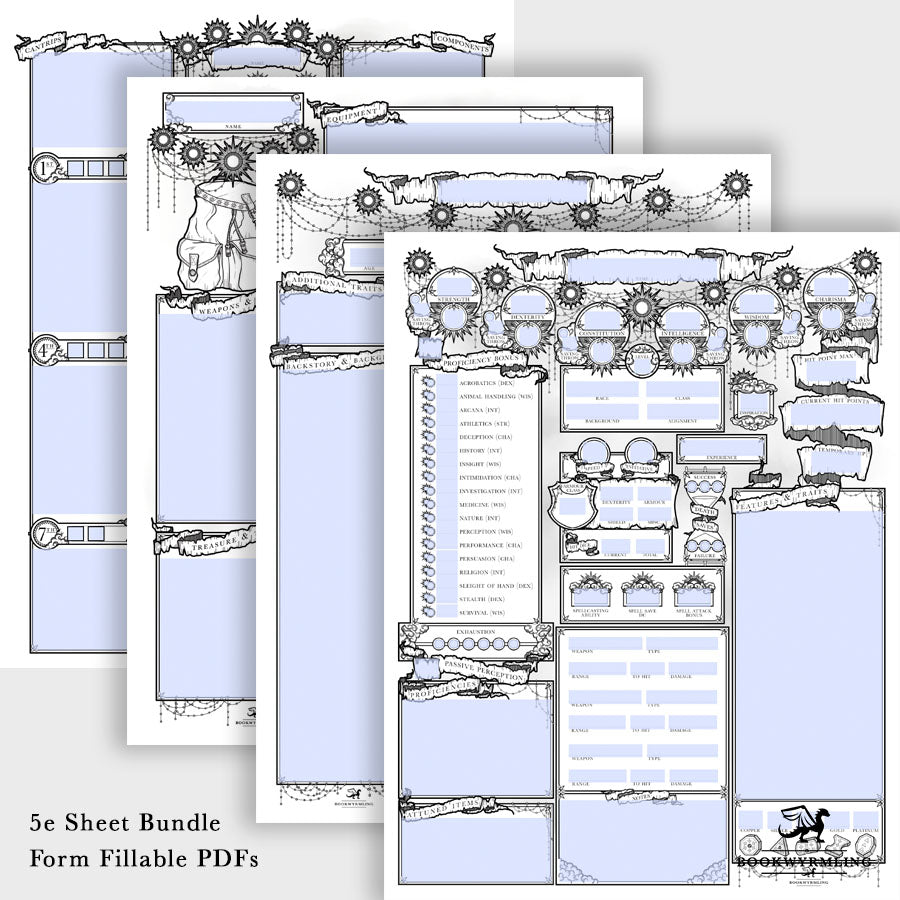 Sun- 5e Character Sheets