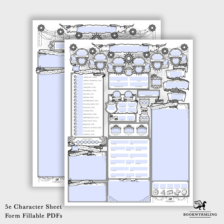 Sun- 5e Character Sheets