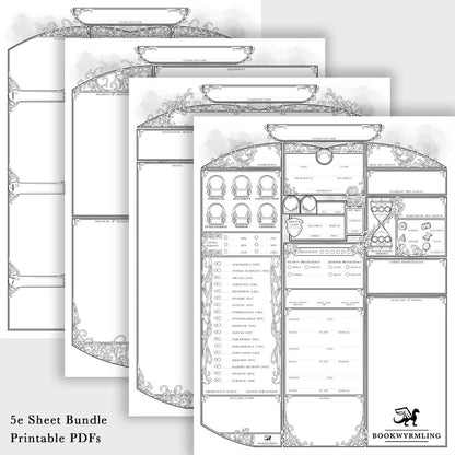 Elven Nouveau - 5e Character Sheets