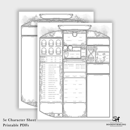 Elven Nouveau - 5e Character Sheets